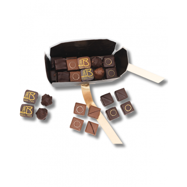Black and milk chocolate...