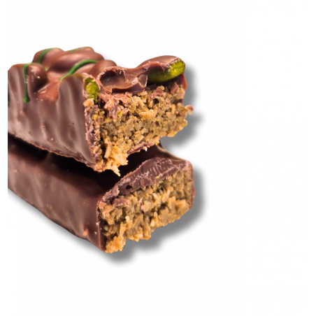 Barre Pistache façon Dubaï - Chocolat lait / Pistache (50g)