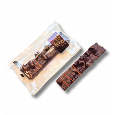 Barre Orange spéculoos - Chocolat noir (50g)