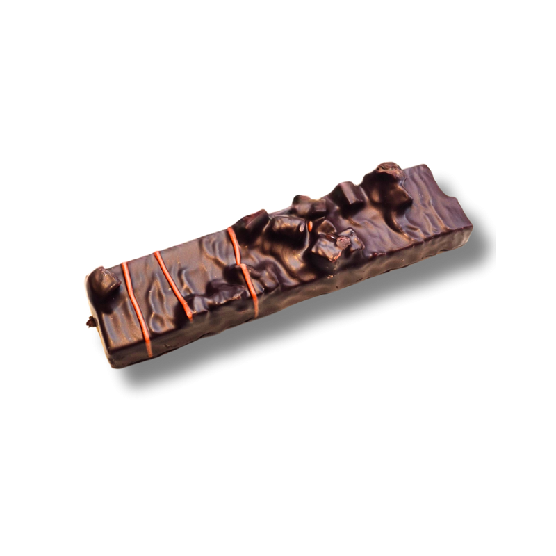 Barre Orange spéculoos - Chocolat noir (50g)