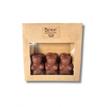Oursons guimauve vanille Benoit Chocolats (115g)