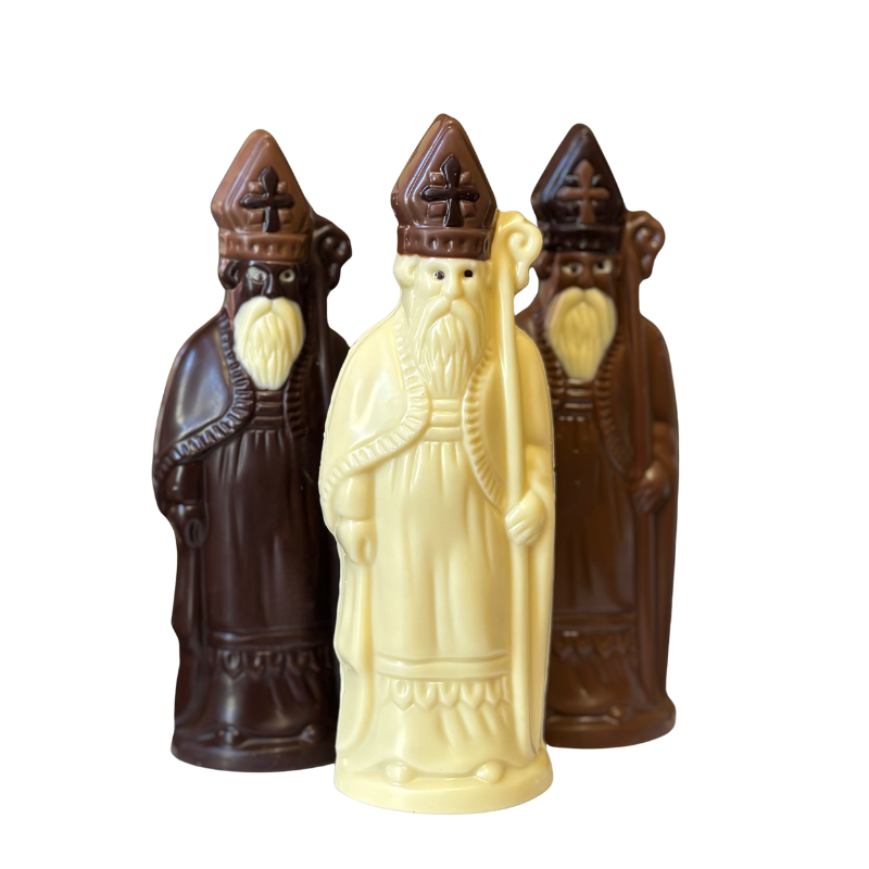 Saint Nicholas in chocolate