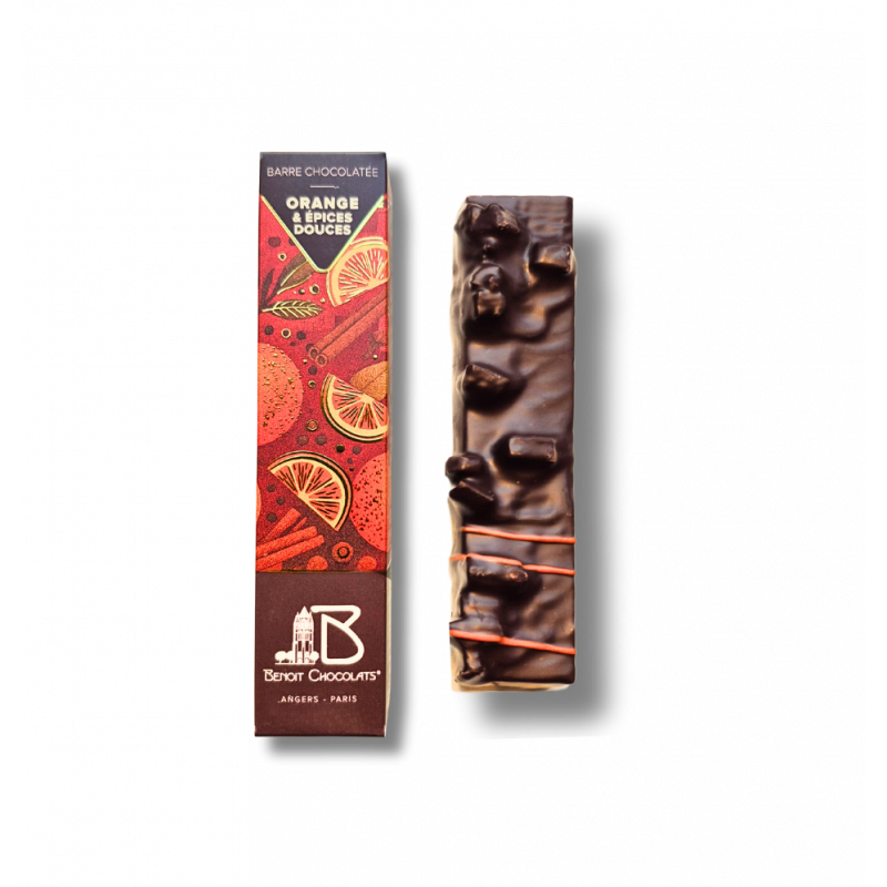 Orange Speculoos Bar - Dark Chocolate (50g)