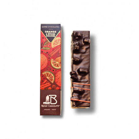 Orange Speculoos Bar - Dark Chocolate (50g)