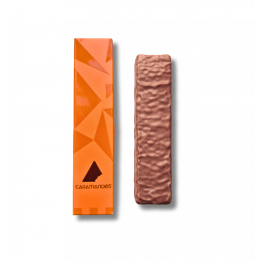 Barre Caramandes® - Chocolat noir ou lait (60g)