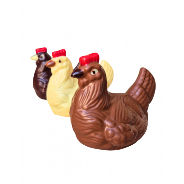 Poules en Chocolat – Lait...