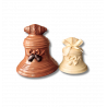 Cloches en Chocolat – Lait ou blanc, Assortiment fritures et œufs