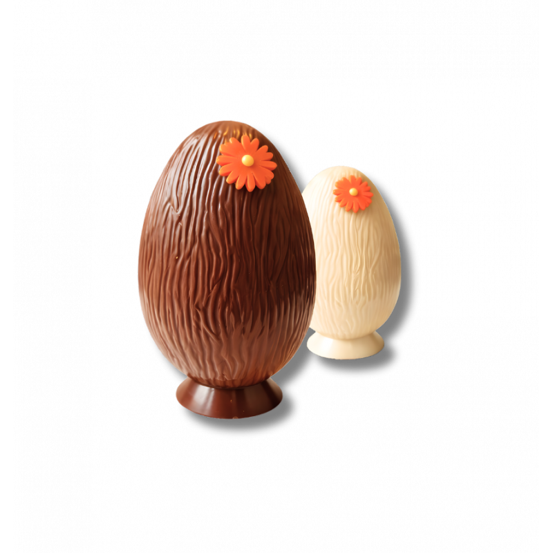 Œufs en Chocolat – Lait ou Blanc, Assortiment fritures et œufs