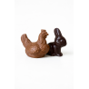 Mini sujets fourrés praliné – Lait, Blanc ou Noir (25g)