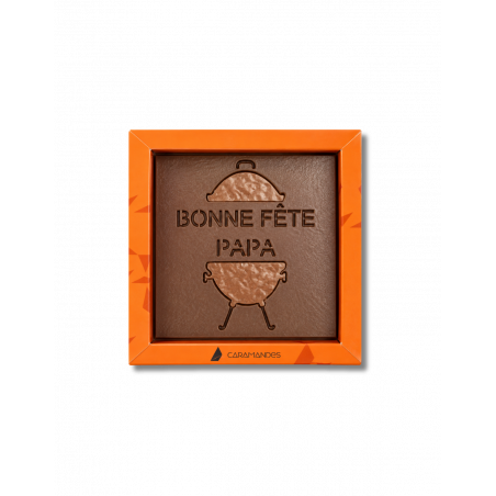 Caramandes® gold plate "Je t'aime Papa" - Father's Day
