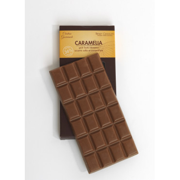 Plain chocolate bar caramelized milk chocolate, Caramelia 36 %
