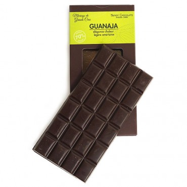 Tablette chocolat noir grand cru 70 % Guanaja