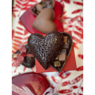 Lace heart - set of chocolates