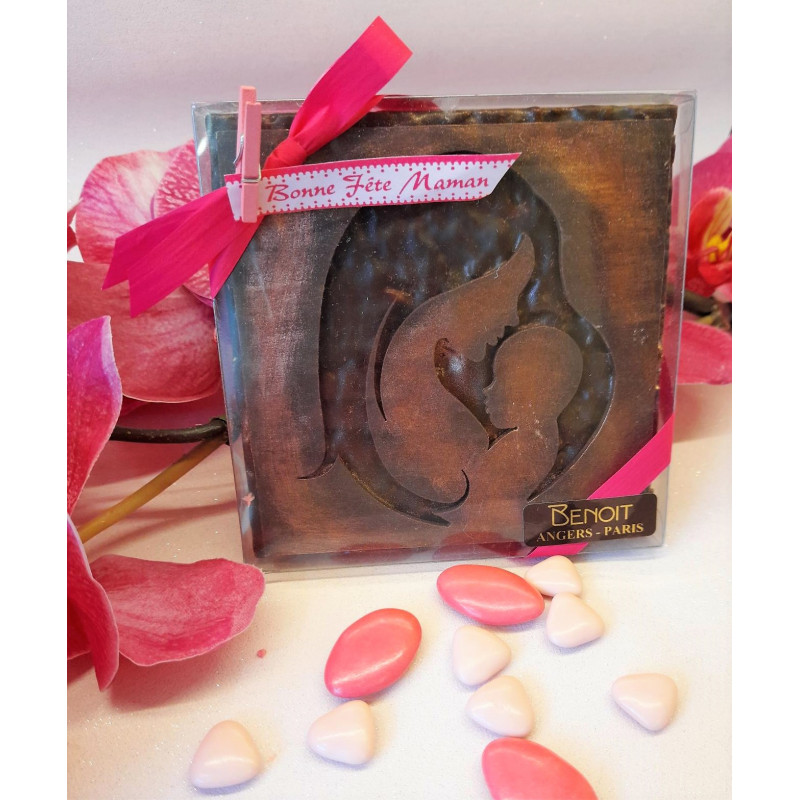 Caramandes® and chocolate square Mother's Day
