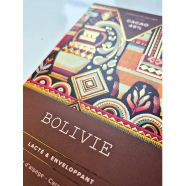 BOLIVIE Chocolat lait 45% (80g)