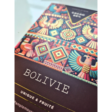 BOLIVIE Chocolat noir 68% (80g)
