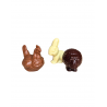 Mini Praline-Filled Easter Figures – Milk, White or Dark Chocolate (25g)