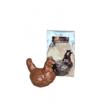 Mini sujets fourrés praliné – Lait, Blanc ou Noir (25g)