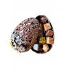 Lace Easter Egg – Dark Chocolate, Filled with Assorted Chocolates (230g to 1kg)