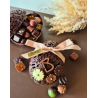 Lace Easter Egg – Dark Chocolate, Filled with Assorted Chocolates (230g to 1kg)