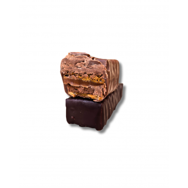 Barre Caramandes® - Chocolat noir ou lait