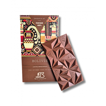 BOLIVIE Chocolat lait 45%...
