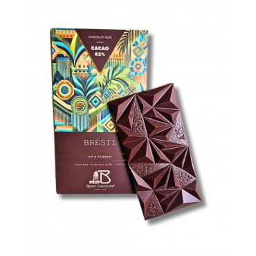 BRÉSIL Chocolat noir 62% (80g)
