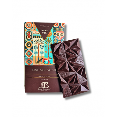 MADAGASCAR Chocolat noir bio 74% (80g)