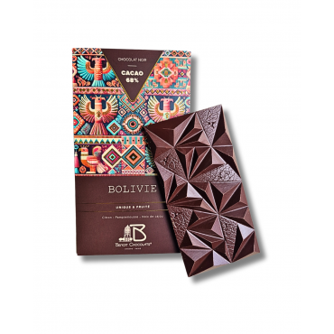 BOLIVIE Chocolat noir 68%...